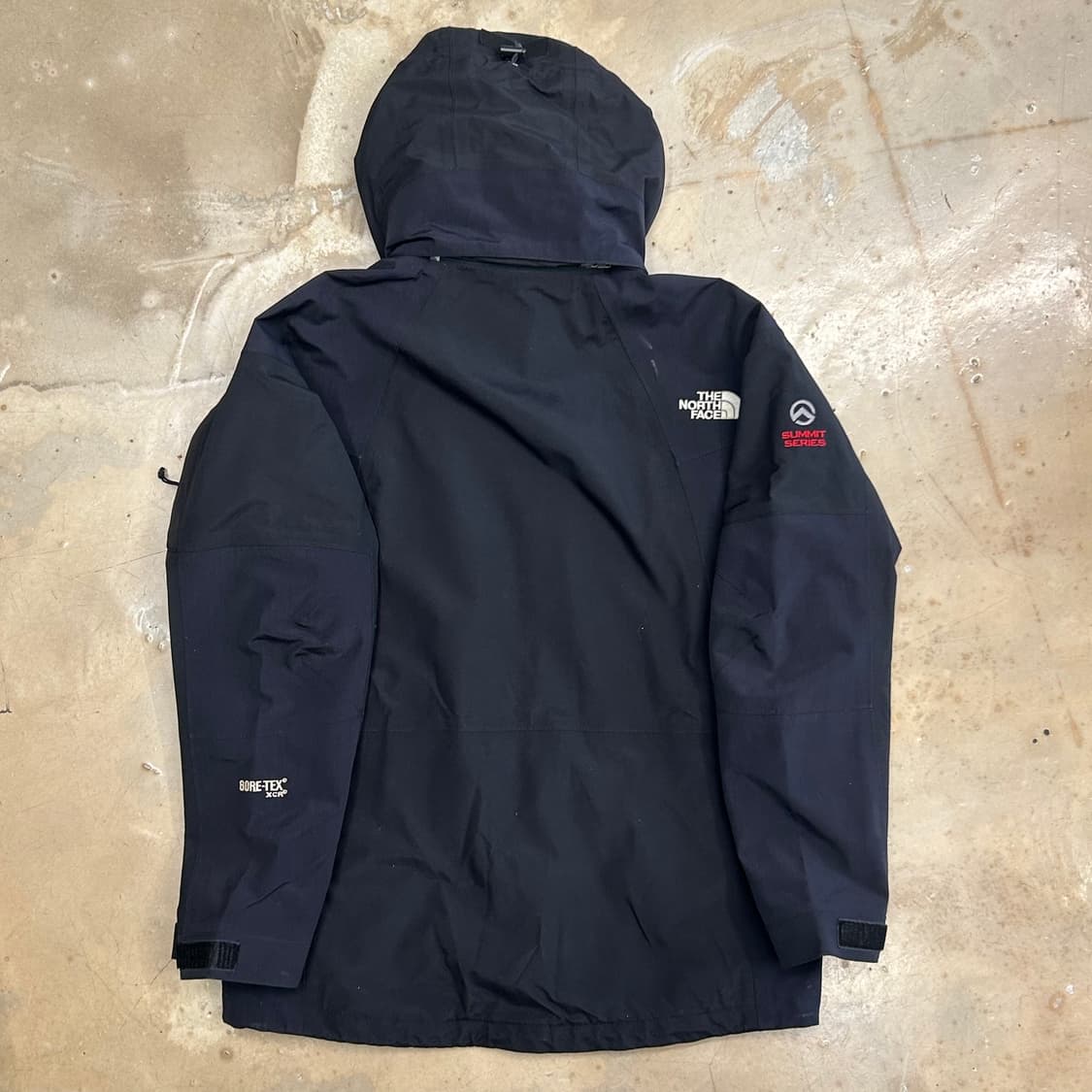 90 노스페이스 써밋 고어텍스 블랙 후드 바람막이 상품이미지3