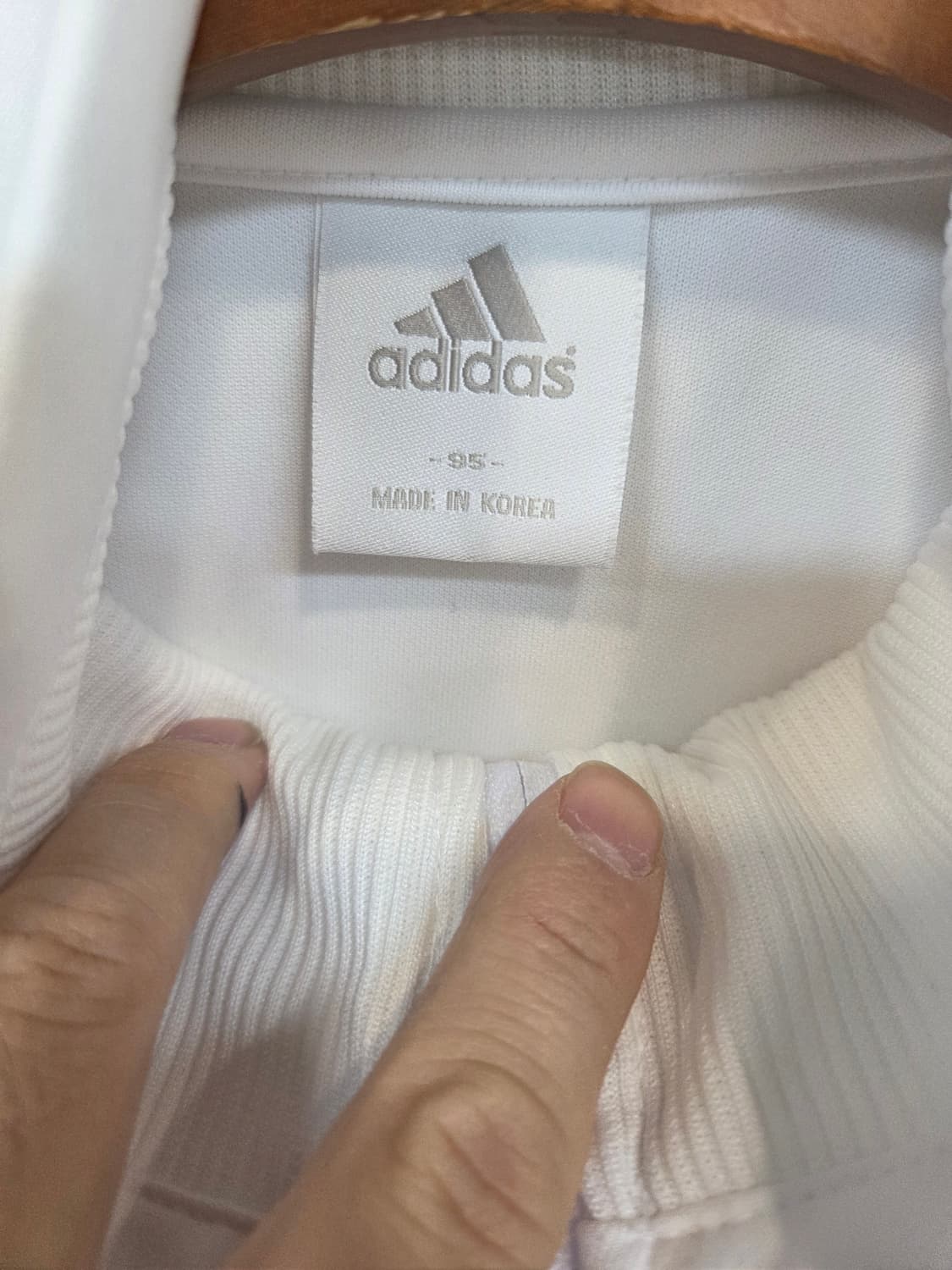 아디다스 올드스쿨 리니어 트랙탑 져지 흰파랑 95 상품이미지3