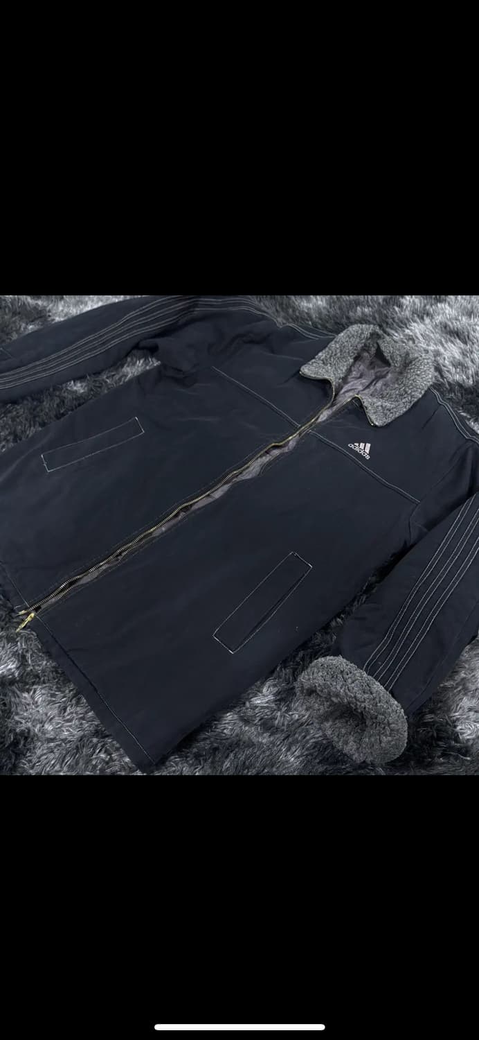 투티/ 0074 아디다스 네이비 기모 안감 워크 자켓 상품이미지2