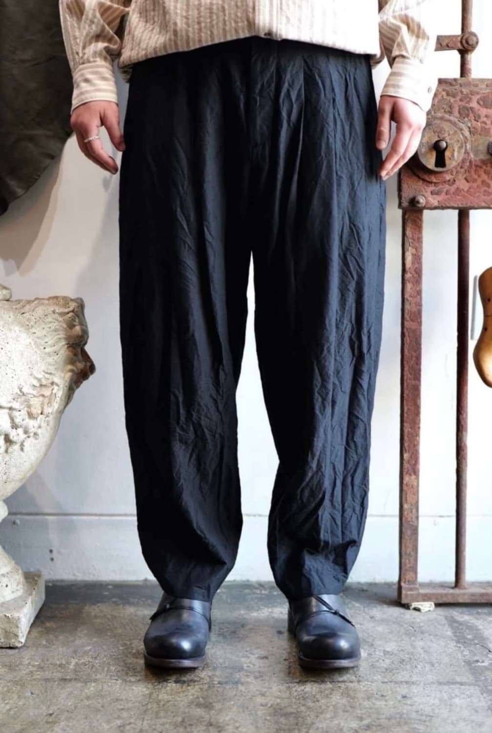 Calmlence triple pleats wide tapered 3 상품이미지2