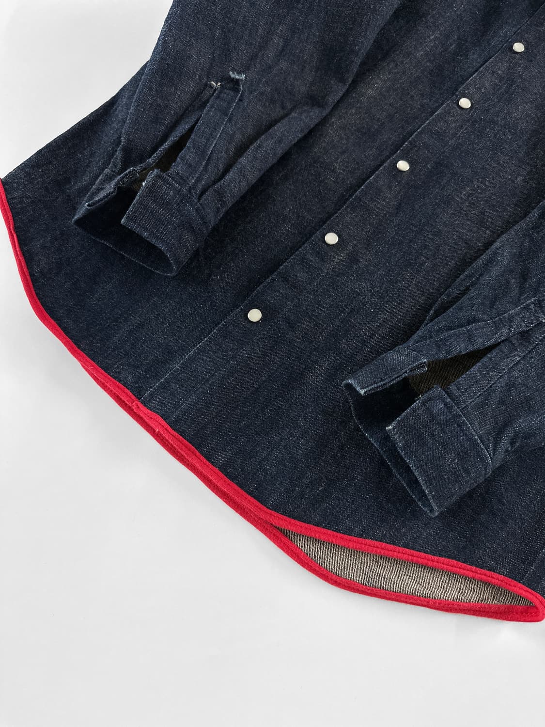 (Sample) 빈티지 인디고 셀비지 데님 워크 셔츠 자켓 상품이미지9