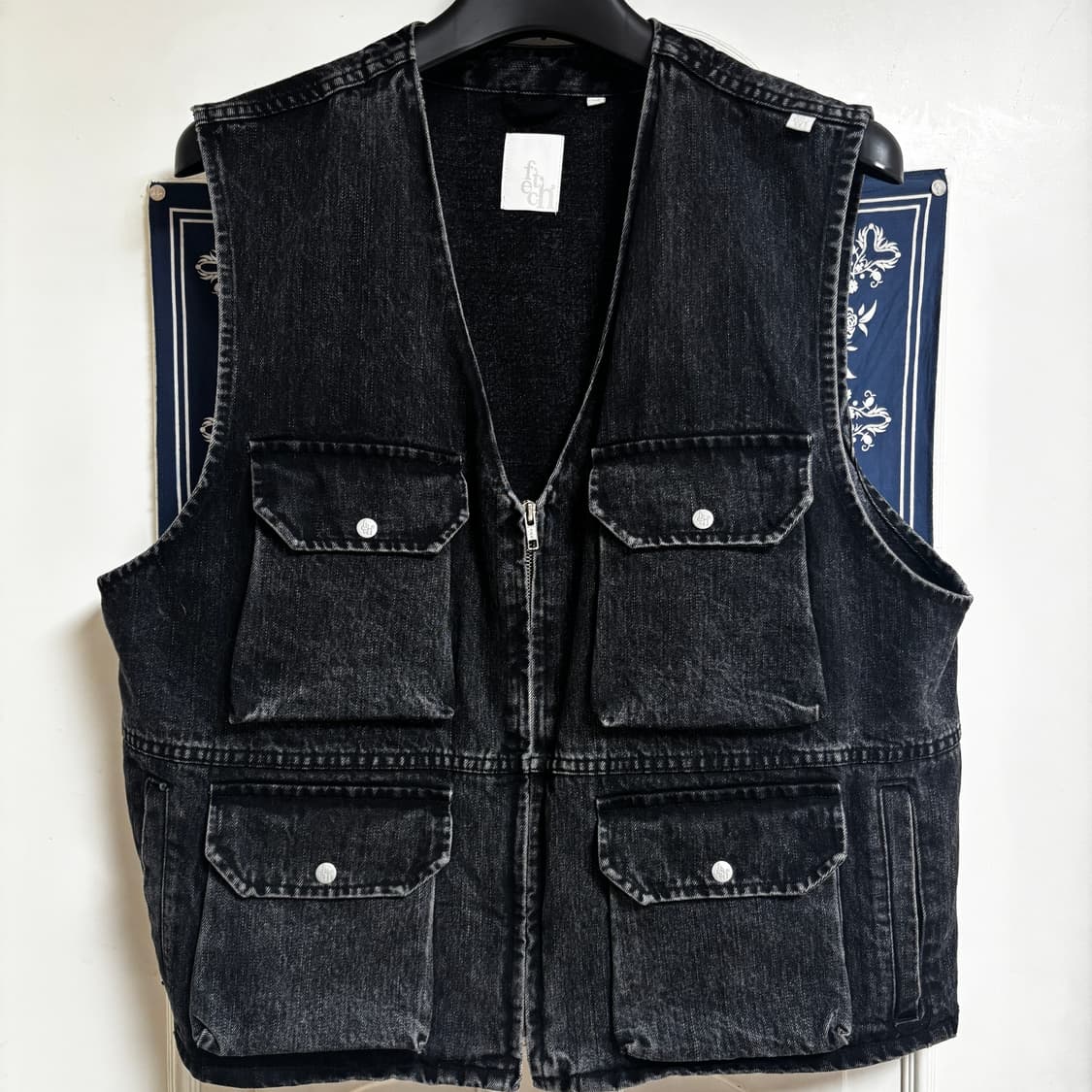 페치 유틸리티 데님 베스트 XL사이즈 상품이미지1
