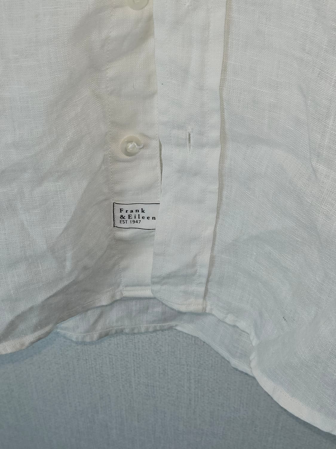 Frank&Eileen 린넨 셔츠 블라우스 XXS 정품 (거의 새상품) 상품이미지2
