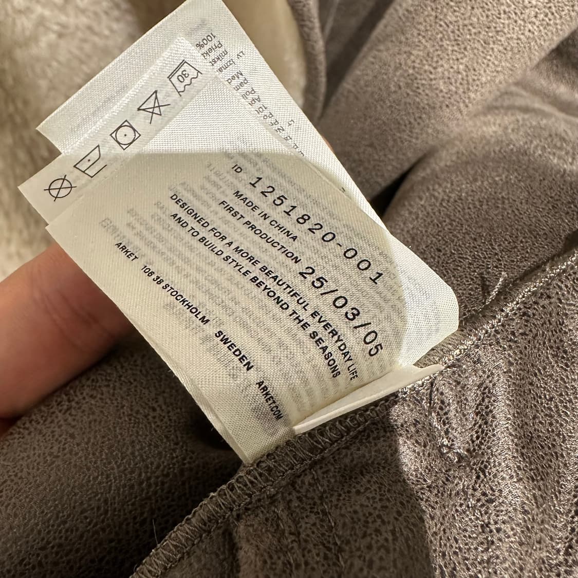 아르켓 파일 숏 자켓 새상품 상품이미지5