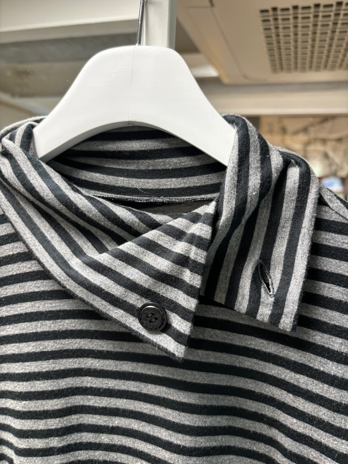 Gianni lo giudice 하이넥 스트라이프 니트 상품이미지5