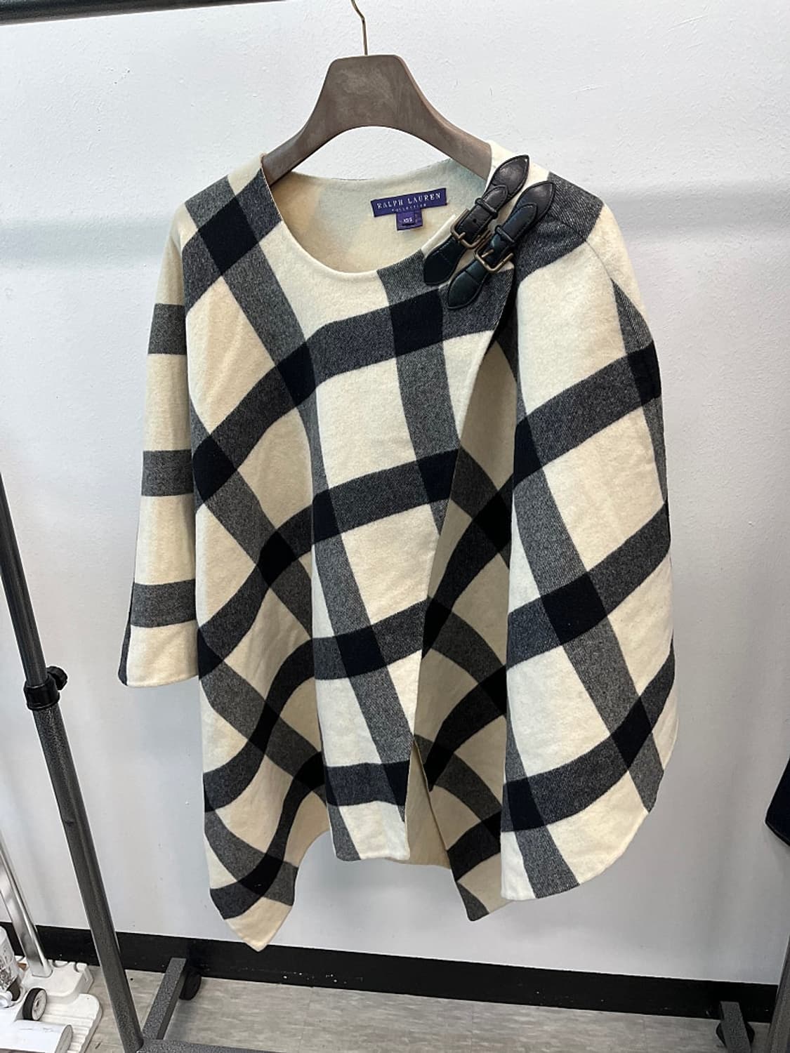 여) 랄프로렌 퍼플라벨 캐시미어 케이프  상품이미지1