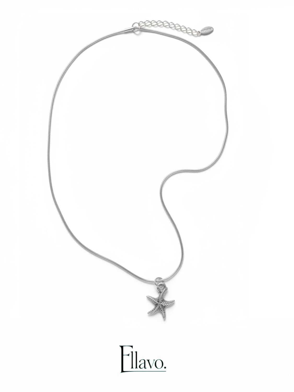 Ellavo Starfish Silver Chain 상품이미지1