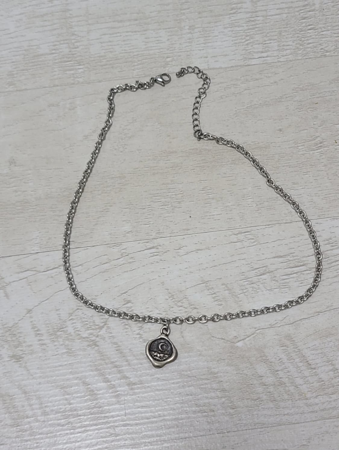 씰링 왁스 서지컬스틸 목걸이 상품이미지1