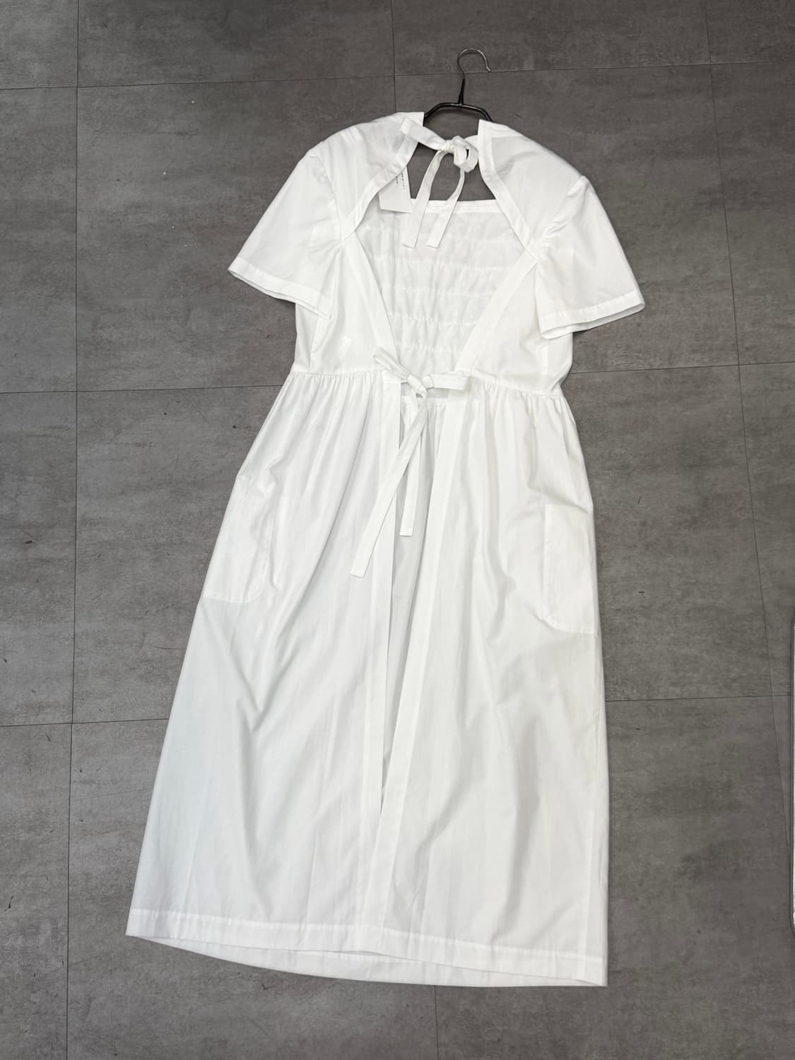 꼼데가르송 걸 포플린 레이스 디테일 원피스 상품이미지3