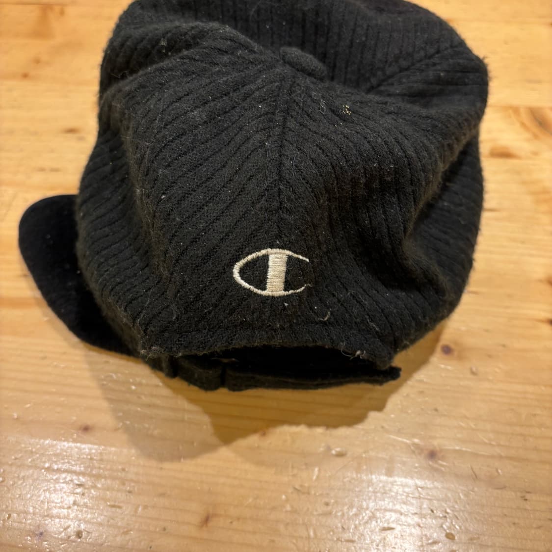 챔피온 빅로고 코듀로이 귀덮개 볼캡 상품이미지2