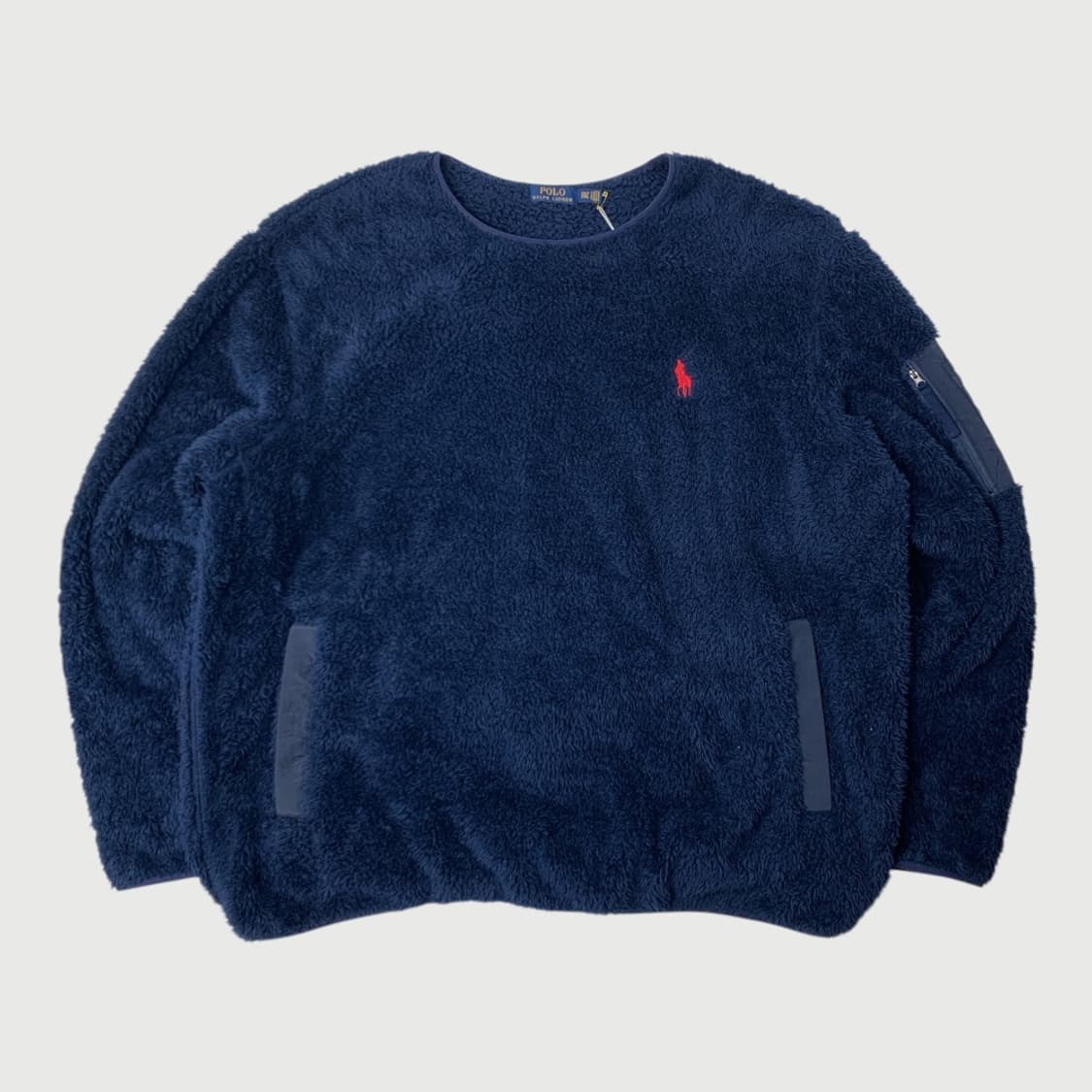 [2XLT/정품] 폴로 랄프로렌 네이비 플리스 스웻셔츠 상품이미지1