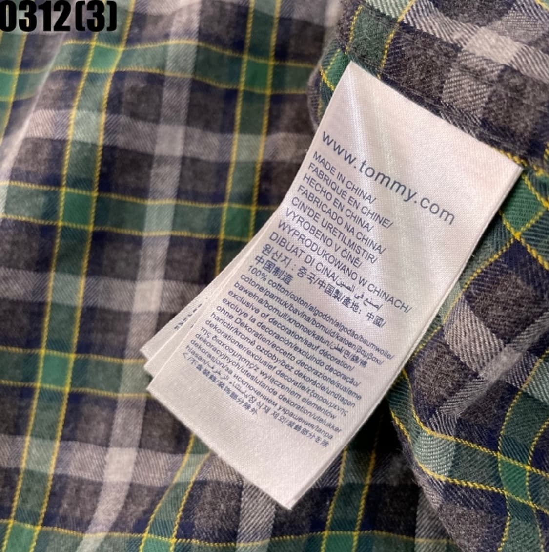 타미힐피거 체크 긴팔셔츠 상품이미지5