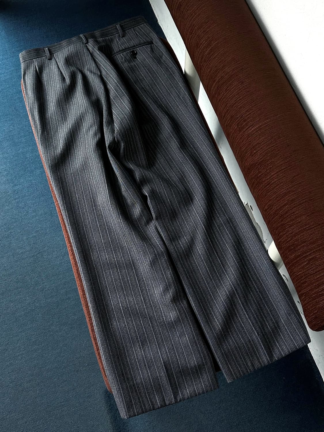 No tuck straight wool trousers 상품이미지9