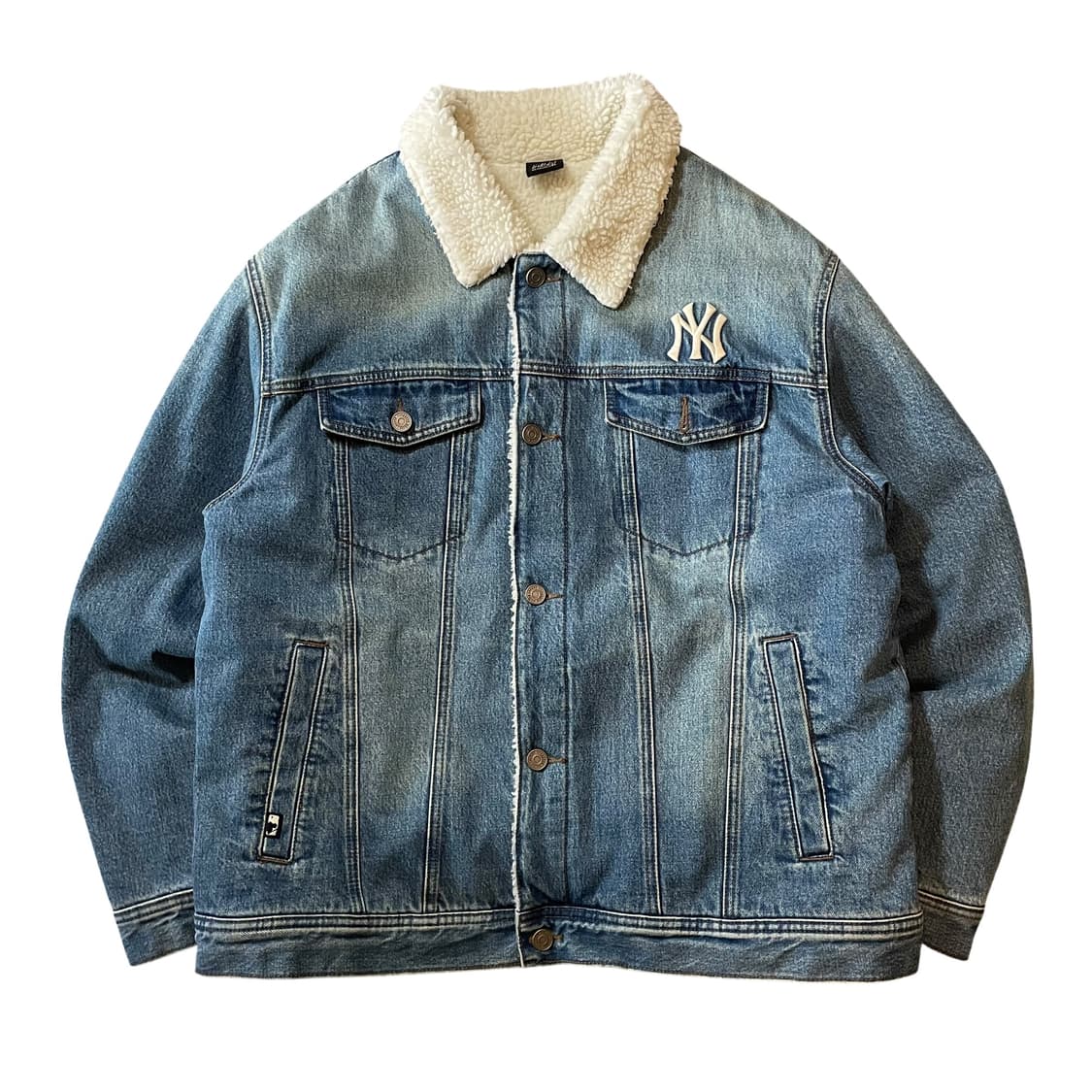 MLB 뉴욕양키스 쉐르파 데님 자켓 상품이미지2