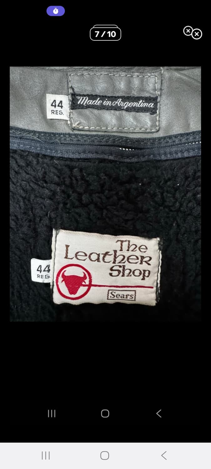 80s The Leather Shop 아르헨티나 가죽자켓 상품이미지7