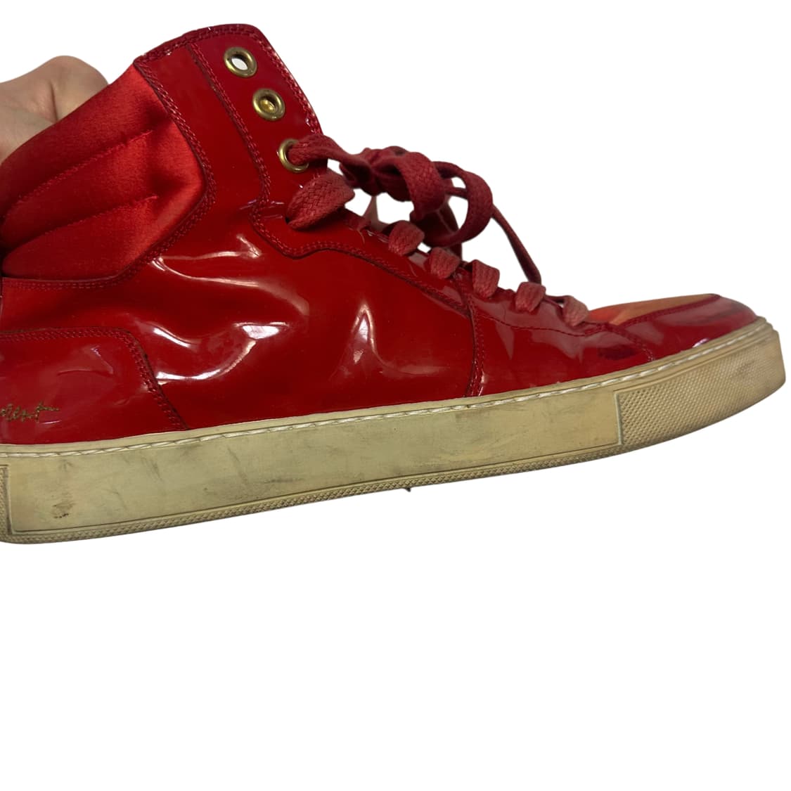 입생로랑 말리부 레더 레드하이탑스니커즈 245 상품이미지2