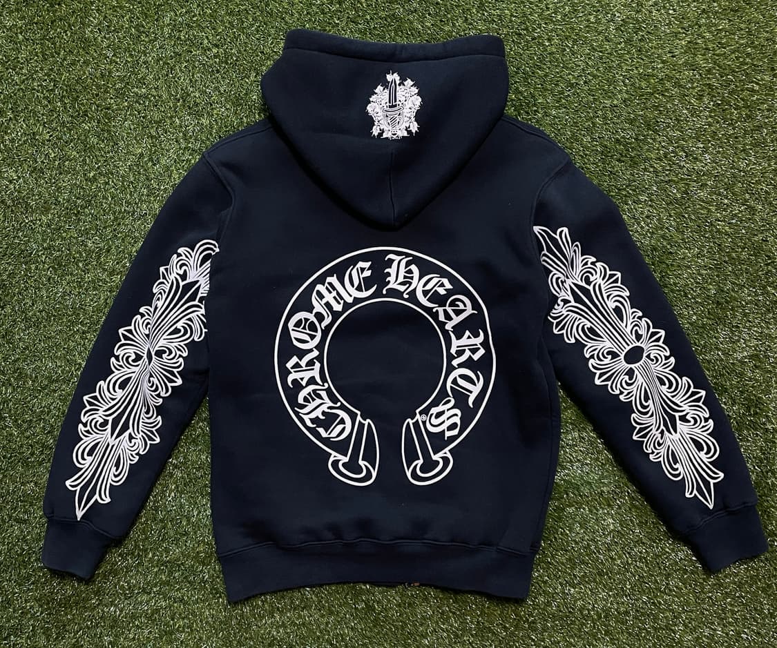 90s 올드 크롬하츠 헤비웨이트 후드 집업 상품이미지1