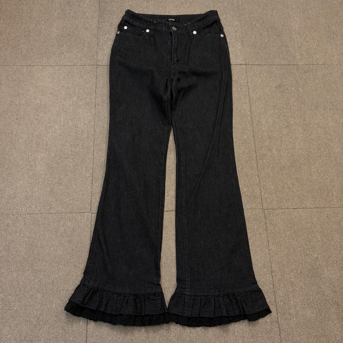 PINK HOUSE japan 핑크하우스 우먼스 레이스 블랙진 데님 상품이미지1