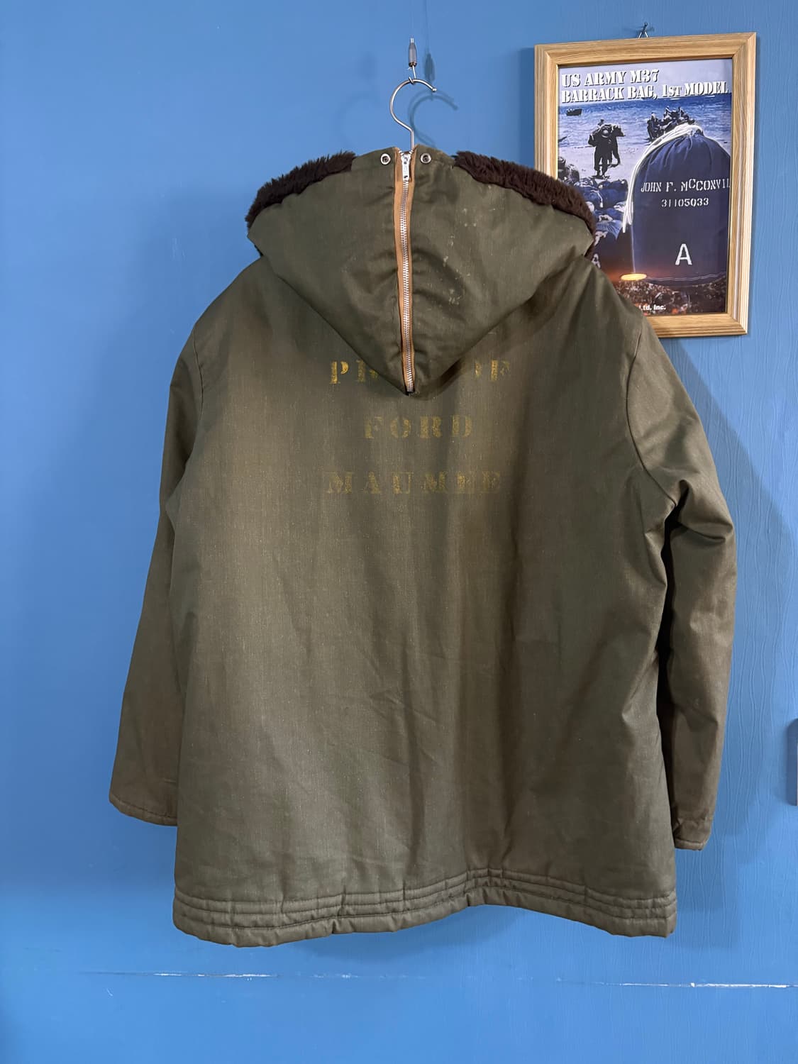 50-60‘s USAF civilian vintage B-9 Parka. 상품이미지8