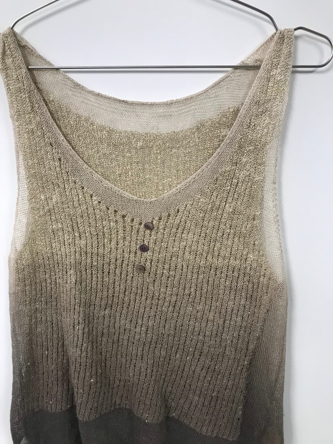 빈티지 그라데이션 슬리브리스 나시 상품이미지3