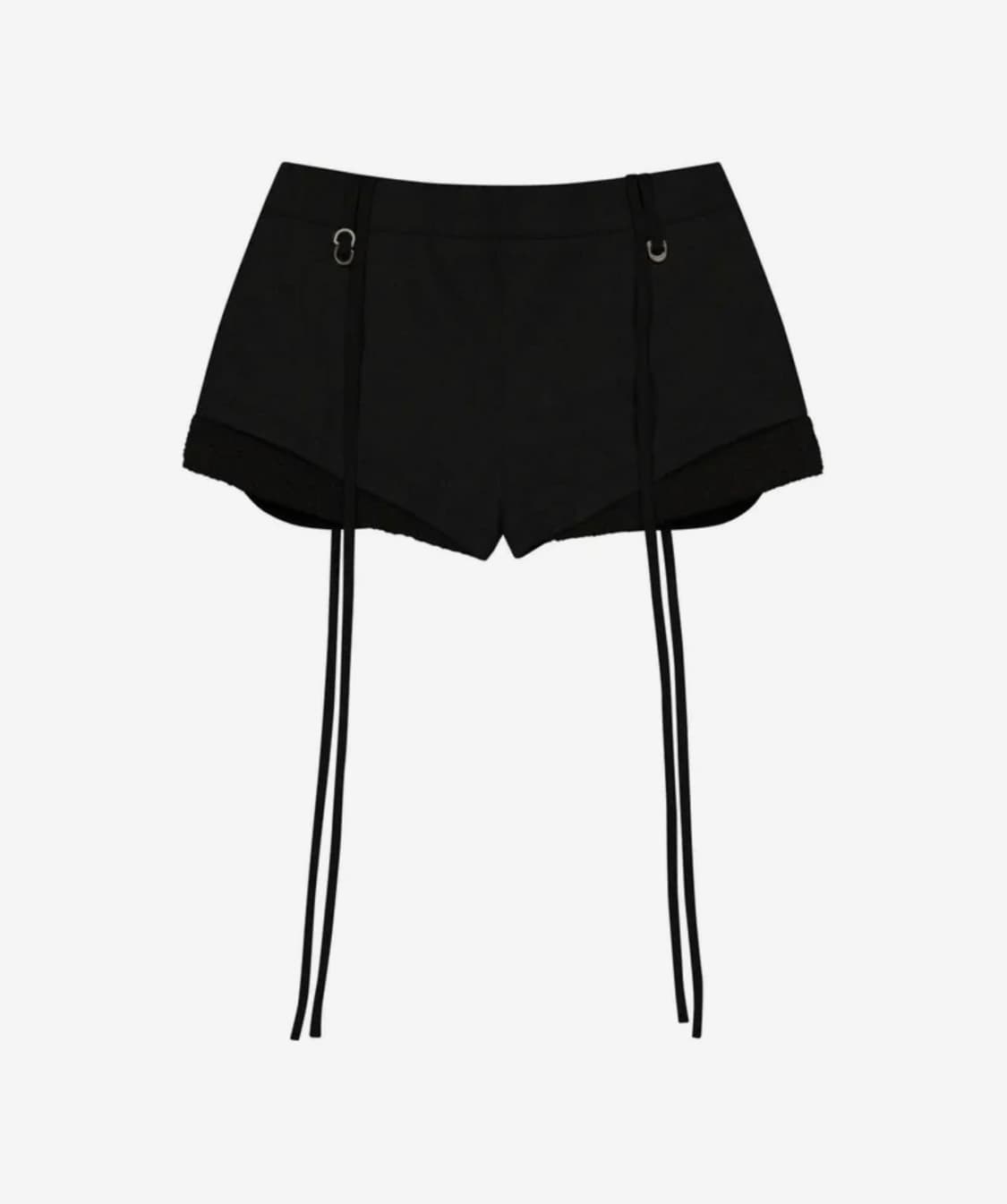 오호스 마이크로 울 쇼츠 숏 팬츠 블랙 상품이미지2