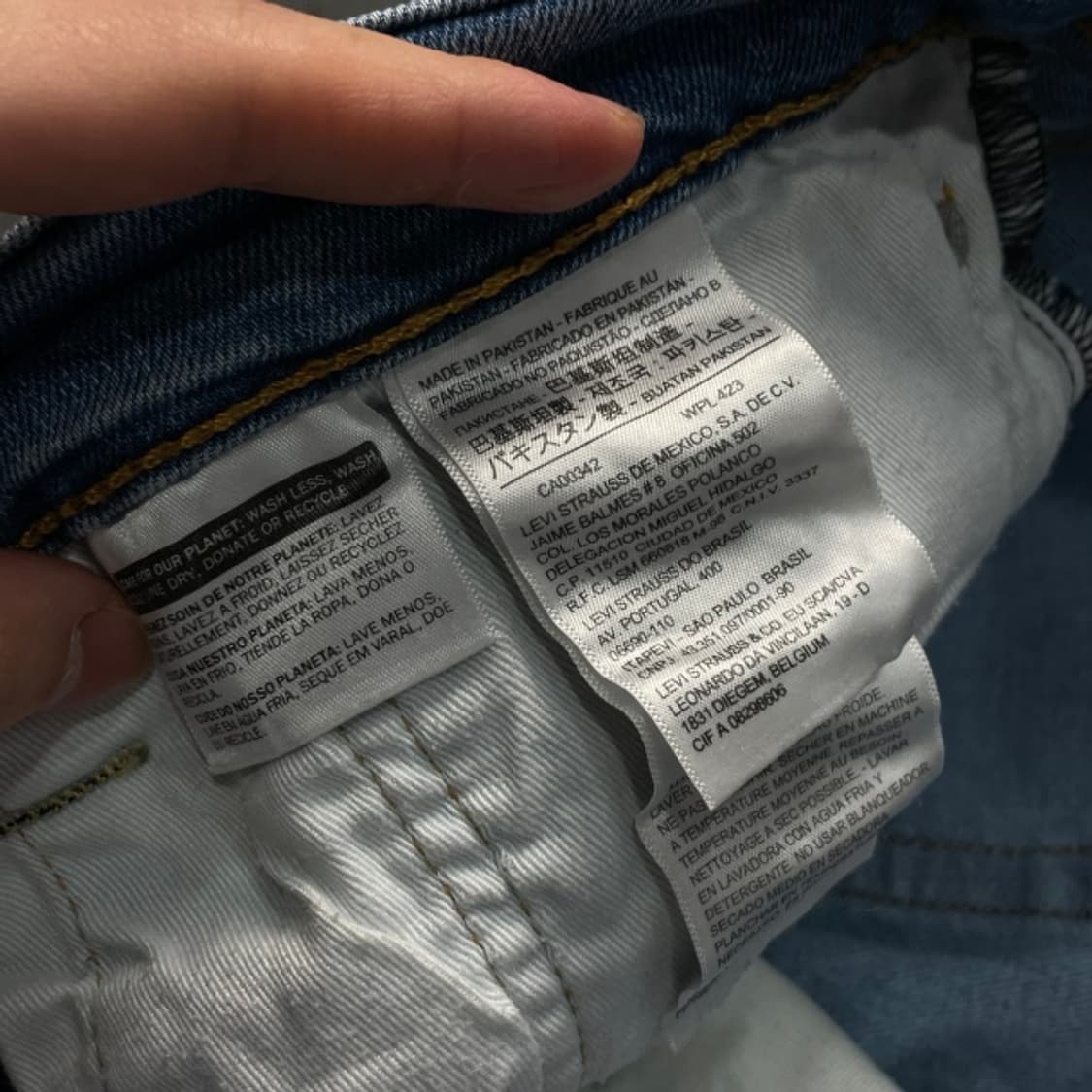 34 리바이스 511 청바지 상품이미지3