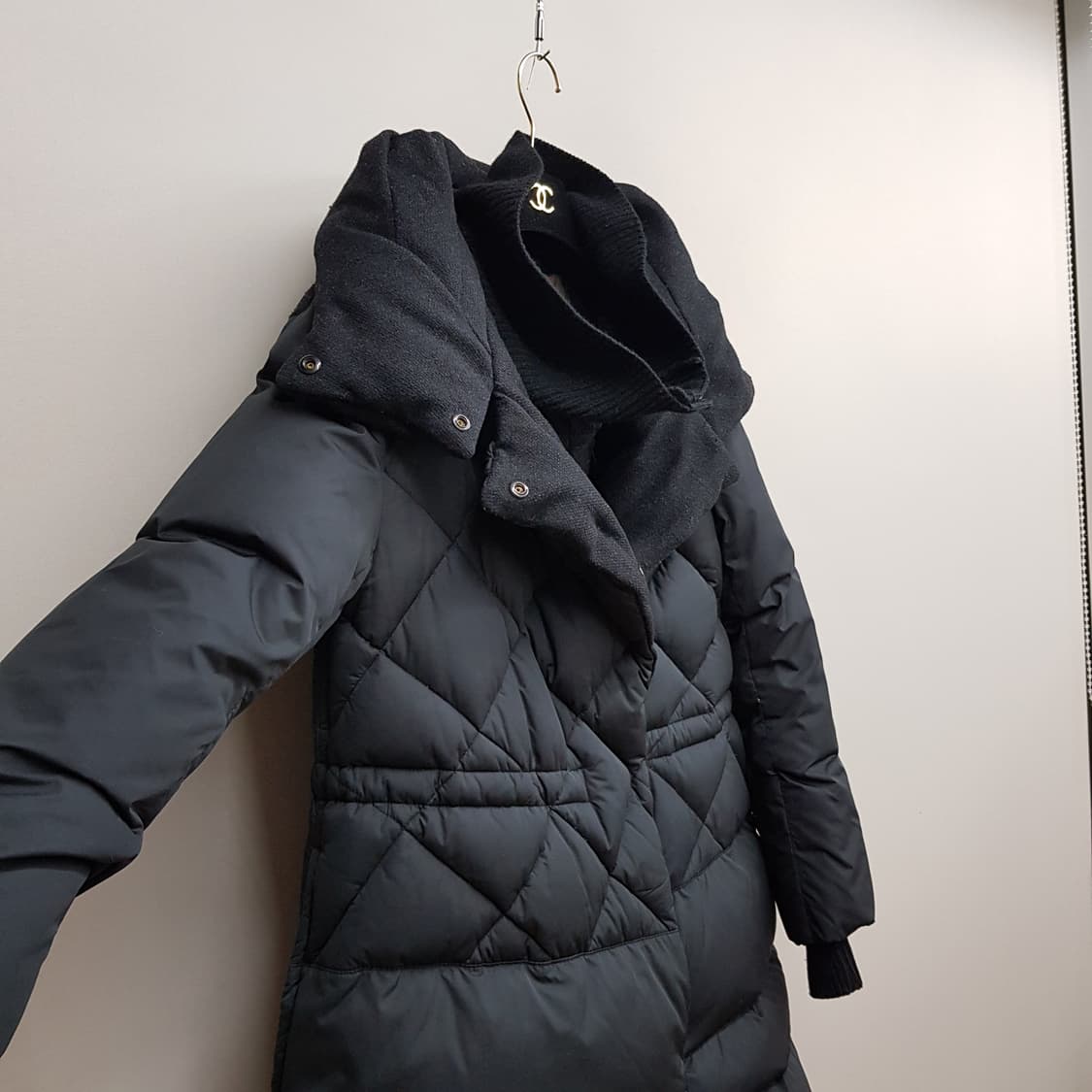 한섬 타임 이중잠금 퀄팅 패딩 82-94-160사이즈 상품이미지3