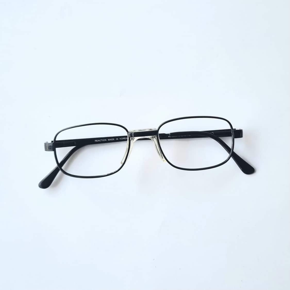 데드스탁 빈티지 무드 미니멀 블랙 스퀘어 안경테 741 상품이미지1