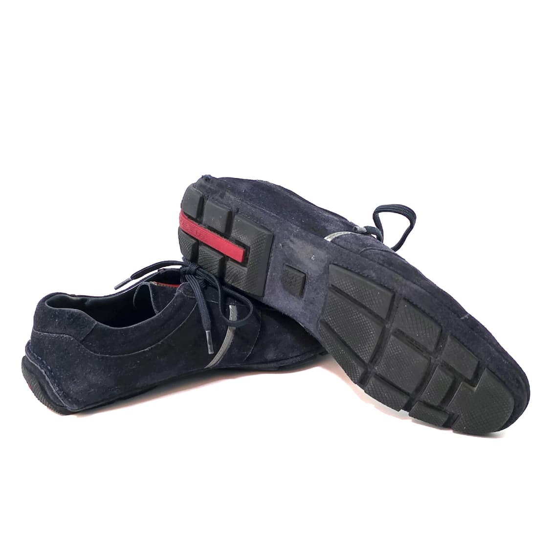 [UK5.5] 프라다 몬테 카를로 스웨이드 슈즈 다크 네이비 상품이미지5