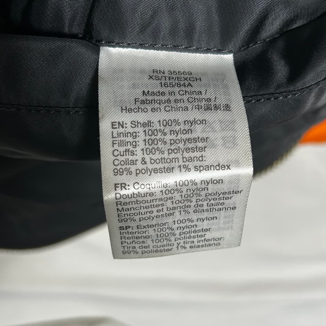 XS 알파인더스트리 리버시블 MA-1 항공 자켓 상품이미지6