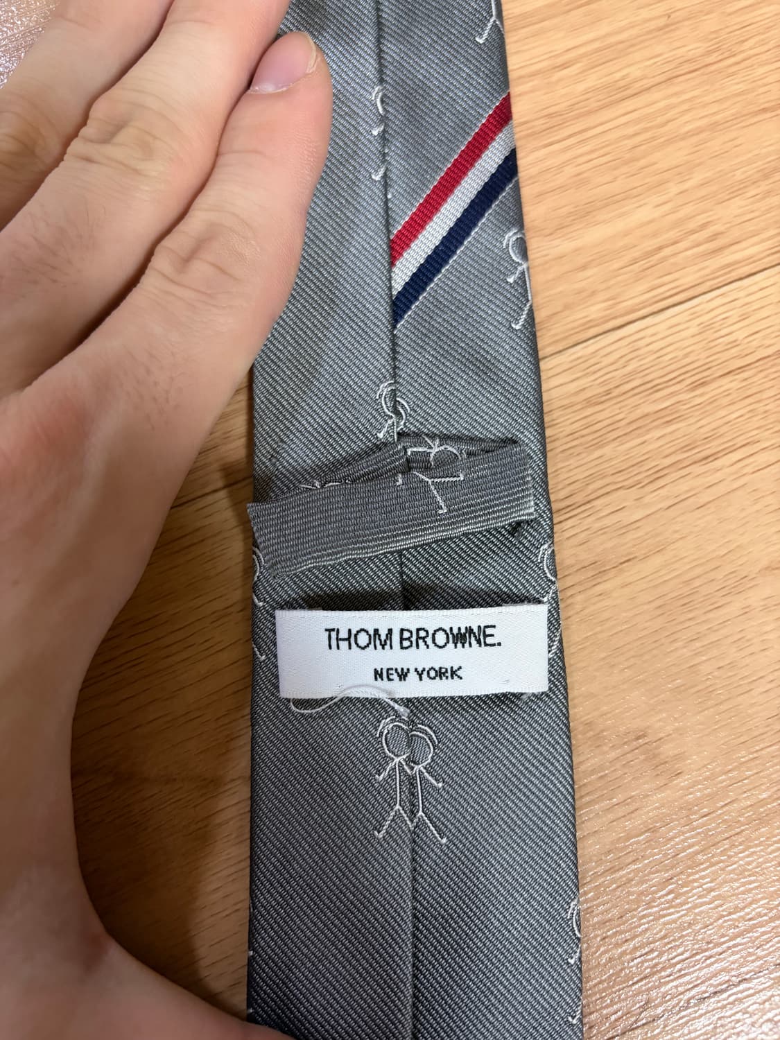 톰브라운 자카드 넥타이 상품이미지3