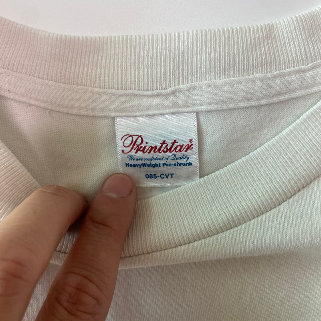 🐲 [Rare] Printstar '蟷螂山(당랑산)' 헤비웨이트 티셔츠 상품이미지5