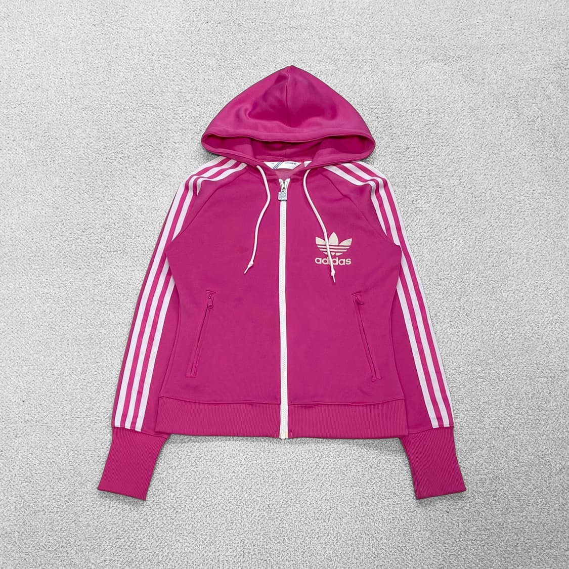 아디다스 후드 플락 트랙 집업 핑크 상품이미지2