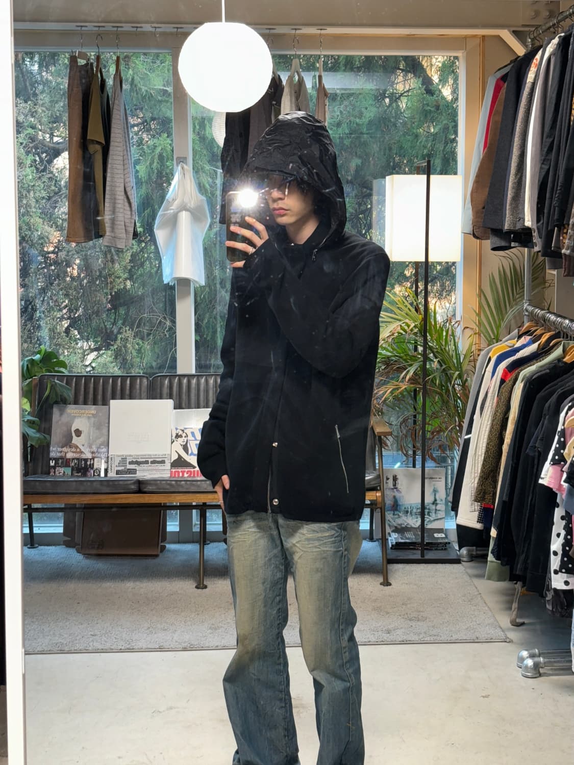 아르마니 익스체인지 히든후드 니트 후드집업 상품이미지5