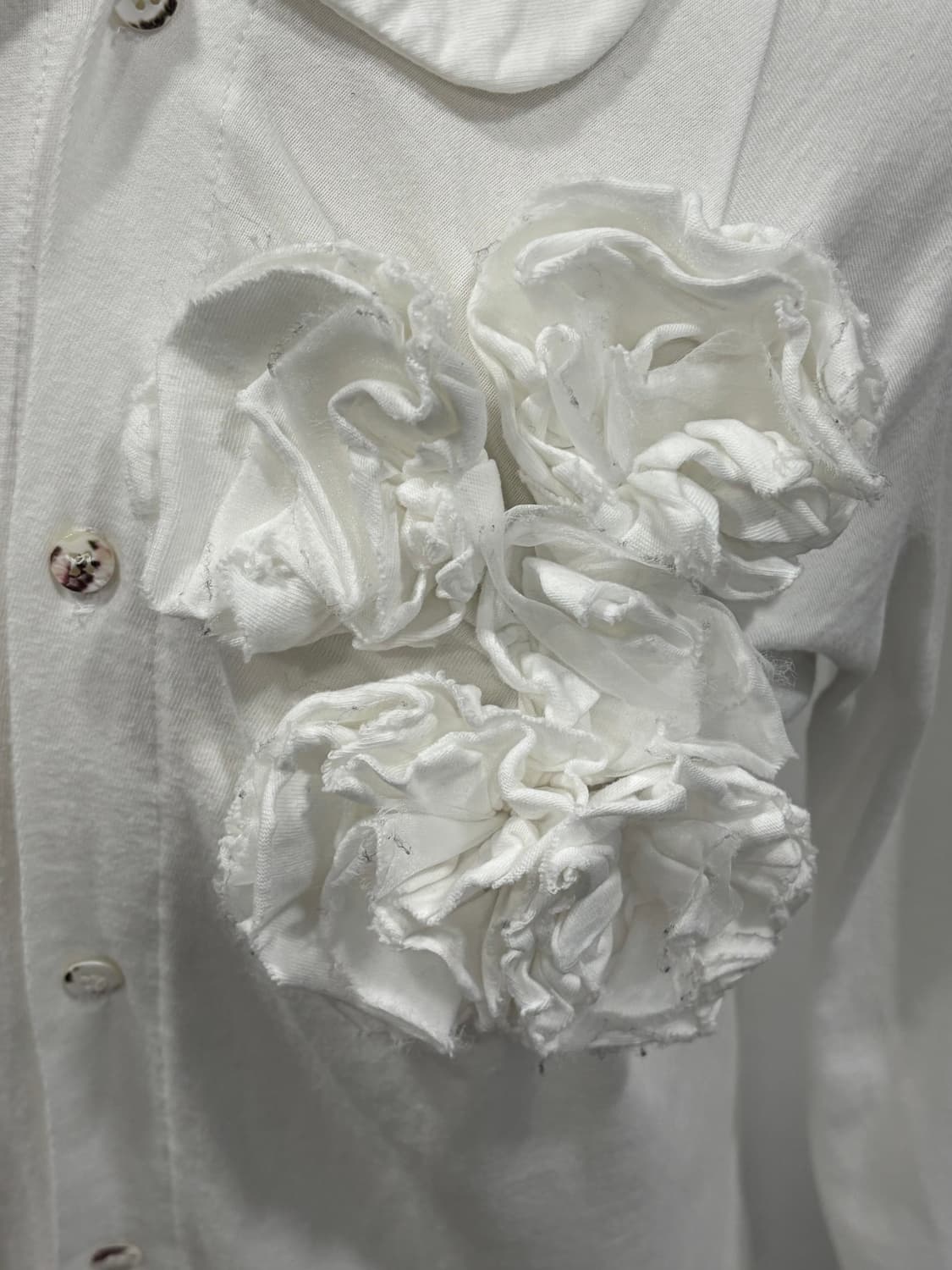 꼼데가르송 트리콧 코사지 블라우스 상품이미지5