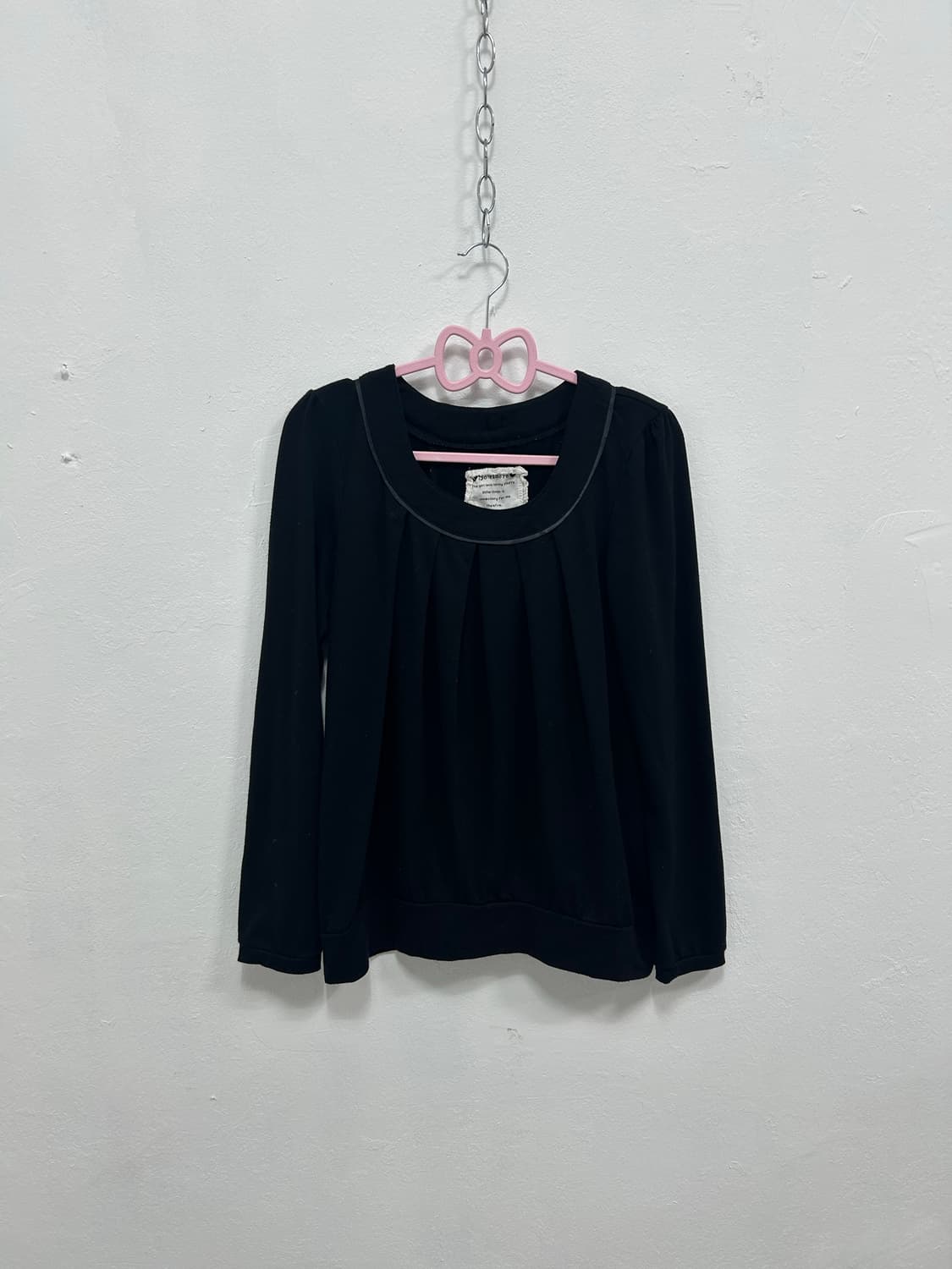 [SORRIDERE] 소리데레 공겜여주 로걀 도트 블라우스 상품이미지5