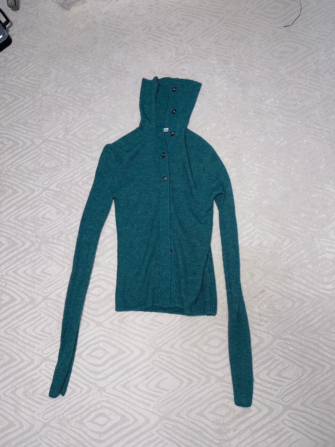 아크네 스튜디오 딥그린 니트 가디건 상품이미지2