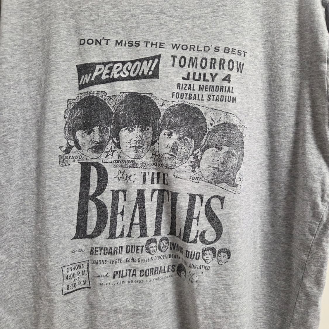 Beatles 비틀즈 빈티지 반팔 티셔츠 L(100) 상품이미지2