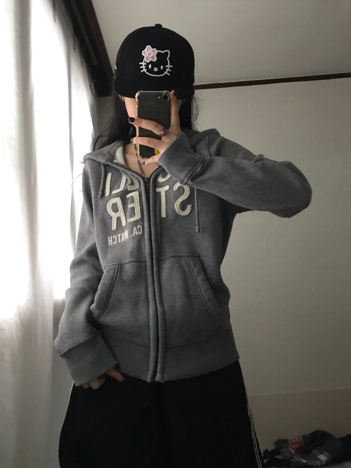 홀리스터 그레이 후드집업 상품이미지4