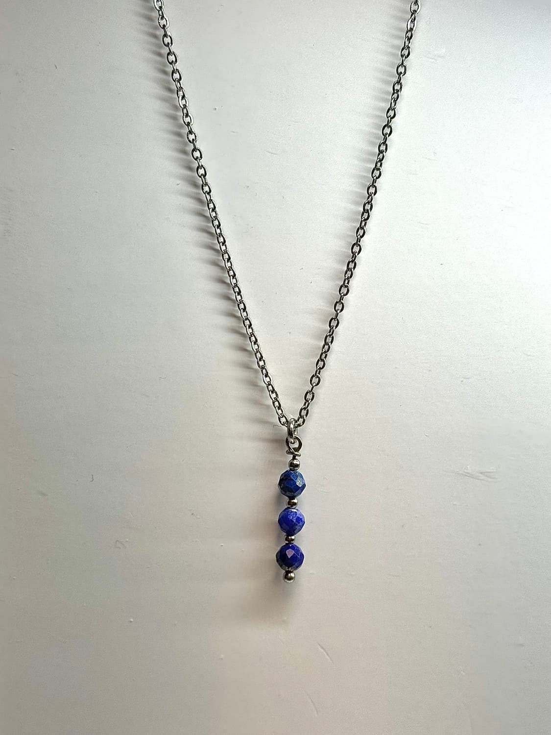 천연석 라피스라줄리 원석 목걸이 상품이미지3