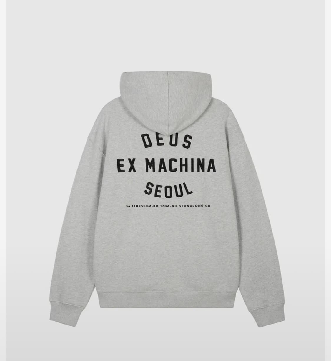 새상품) 데우스 엑스 마키나 후드집업 그레이 M 상품이미지2