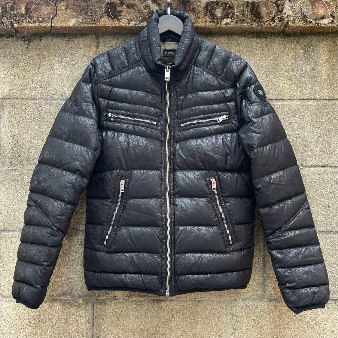 [100] Diesel Izumo 블랙 패딩 지켓 상품이미지1