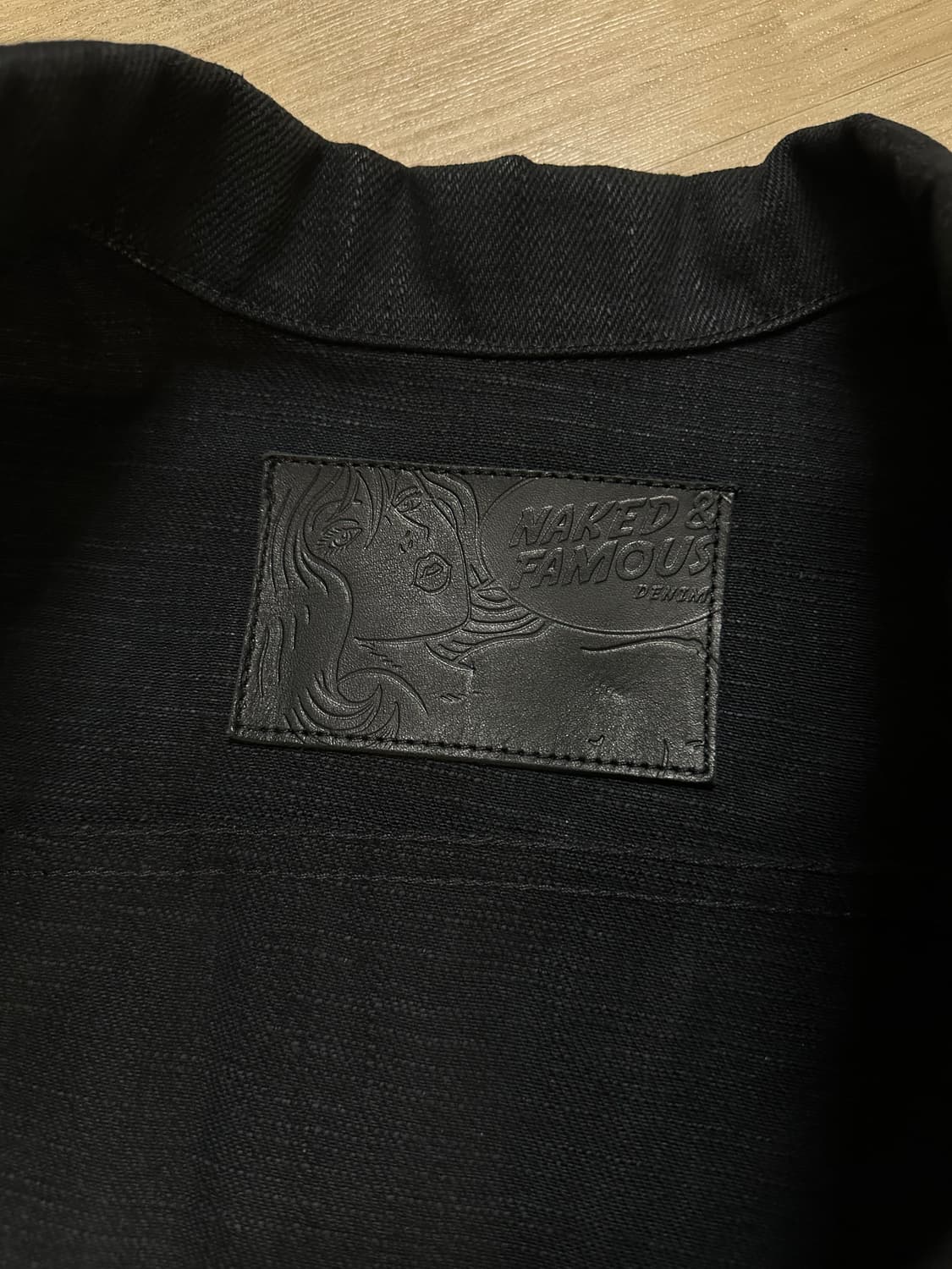 네이키드앤페이머스  naked & famous 20oz 블랙 데님 자켓 상품이미지3