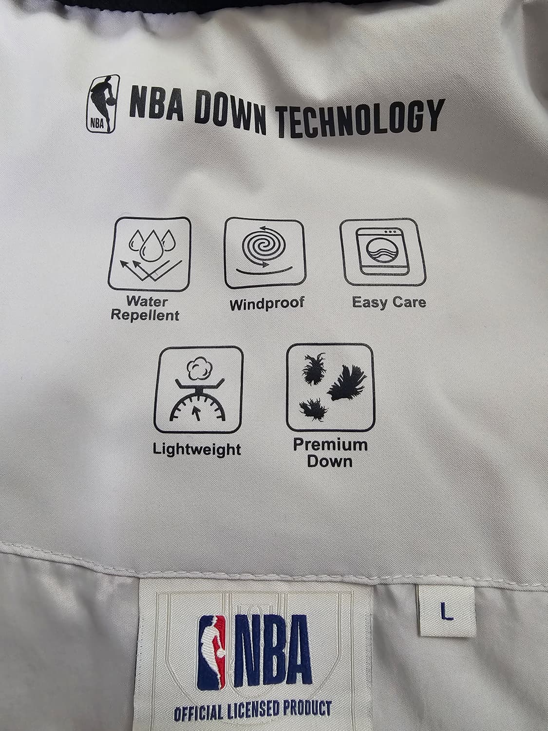 NBA 브루클린 덕다운 패딩 L(100) 상품이미지5