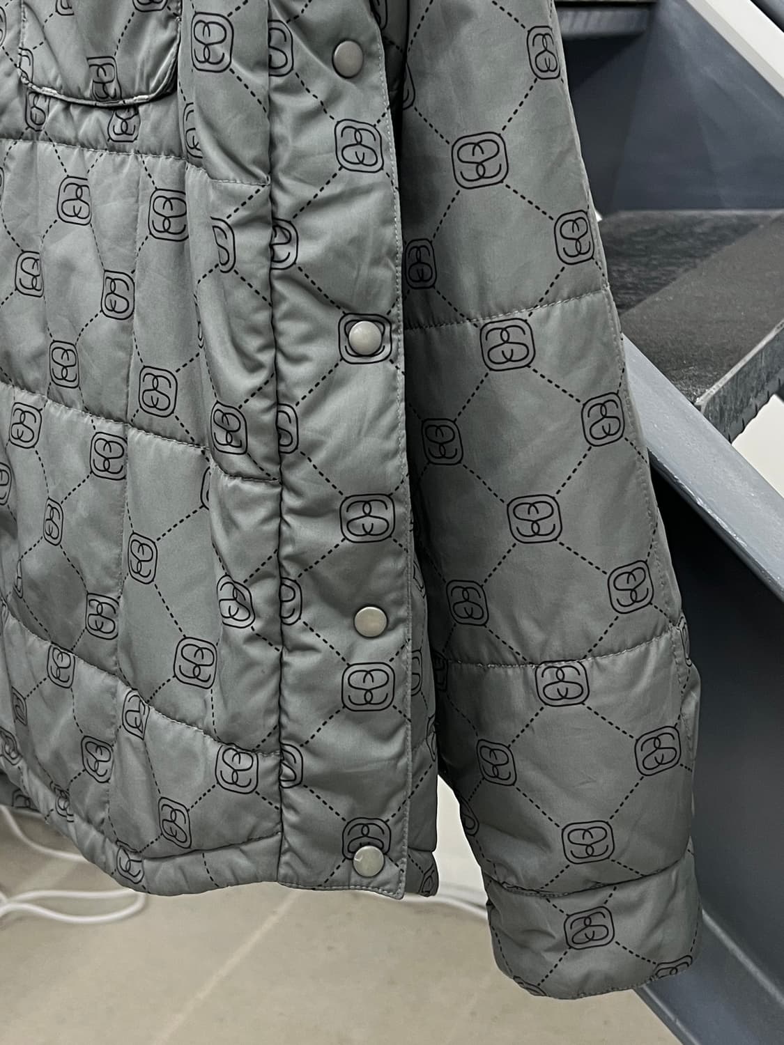 스투시 90s 모노그램 패딩 셔츠 자켓 상품이미지6