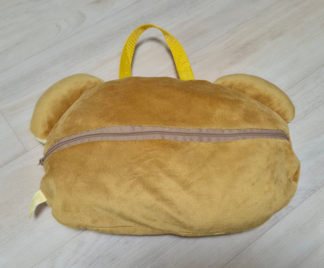 빈티지 고전 san-x 산엑스 리락쿠마 미스터 도넛 콜라보 담요 상품이미지2