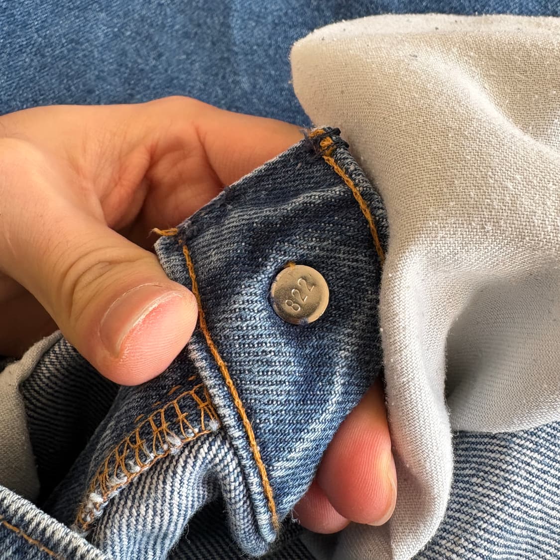 90s Levis 517 orange tap denim pants   상품이미지10