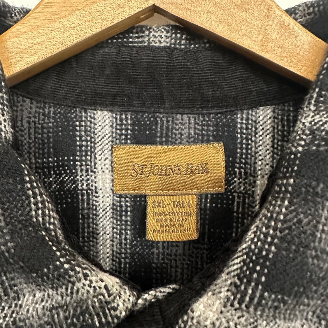 세인트존 헤비 플란넬 체크셔츠 상품이미지3