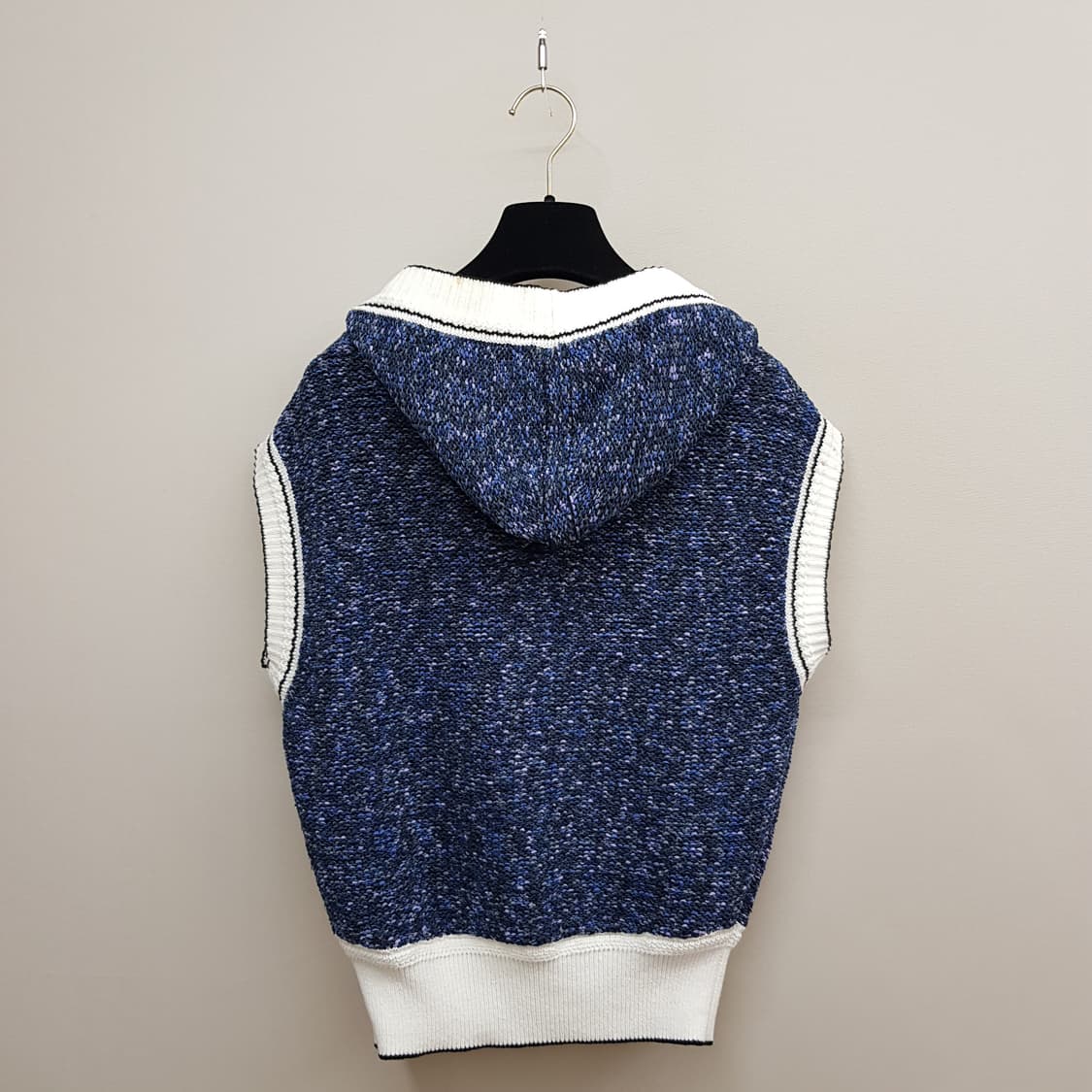 OBZEE 오브제 2022 후드 니트 베스트 90사이즈 상품이미지4