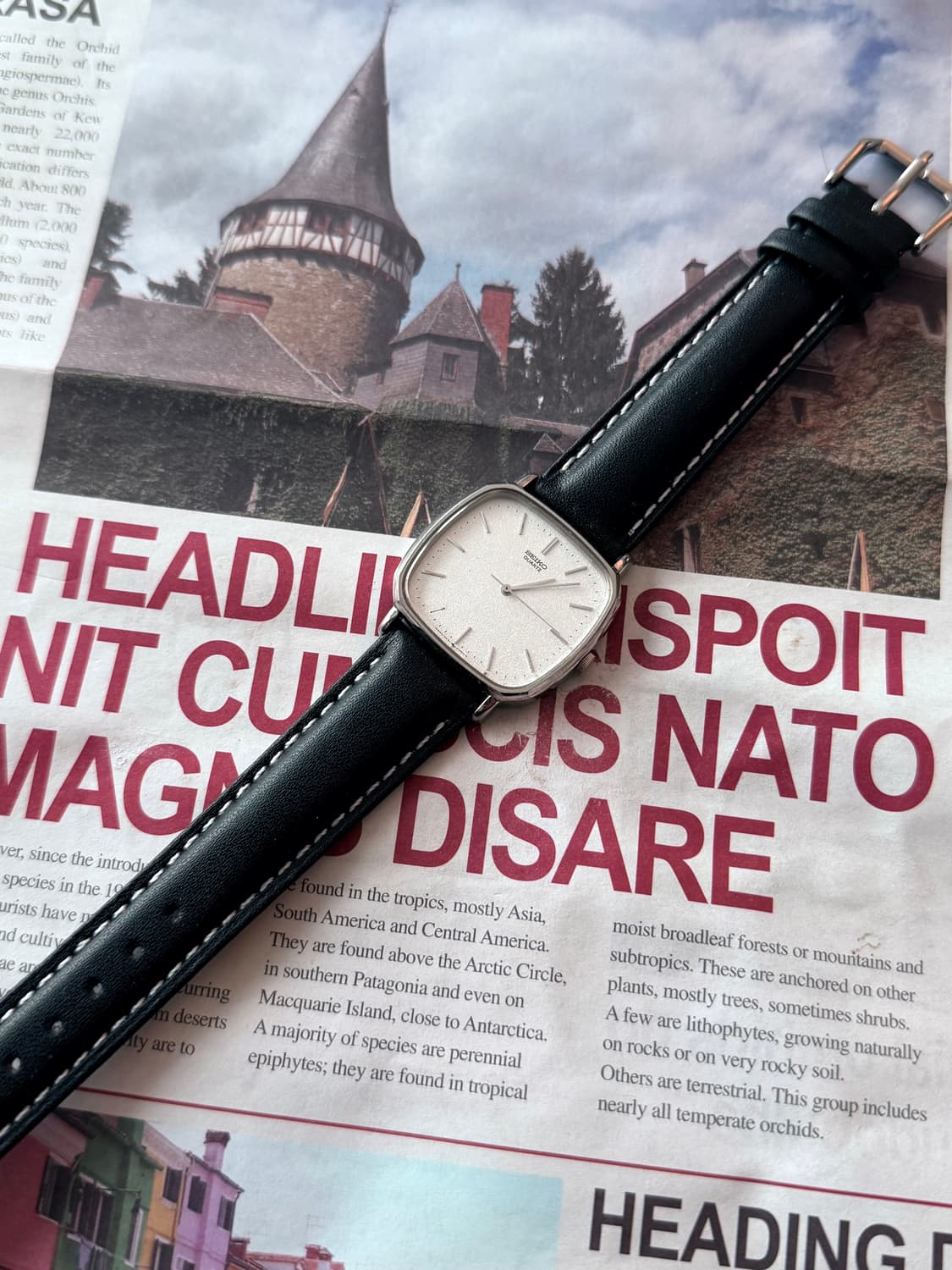 세이코 Seiko 쿼츠 스노우 스퀘어 상품이미지2